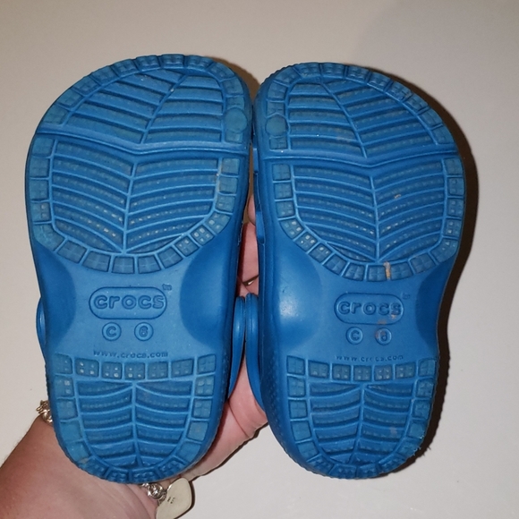 EUC Crocs Toddler Boy Blue Size 6C - Picture 3 of 3